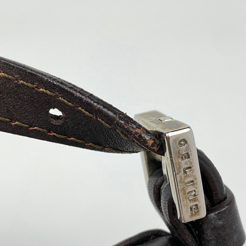 Celine C Macadam Pattern Canvas Shoulder Handbag … - image 5